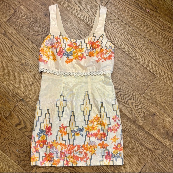 Free People The Big Bang Metallic Aztec Dress - Picture 3 of 11